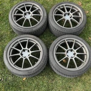 Super light  TR Motorsport wheels with DWS 235/40R18 tires