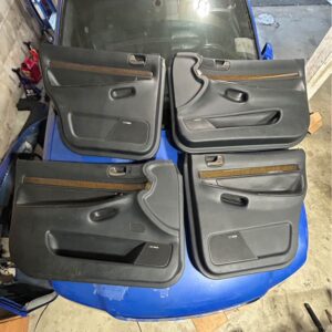 Audi B5 S4 Black Leather Door Card Set