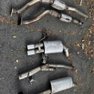 B5 S4 Techtonics downpipes and Borla cat back