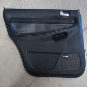 00-02 Audi B5 A4 S4 OEM Driver Side Rear Door Panel Onyx Black