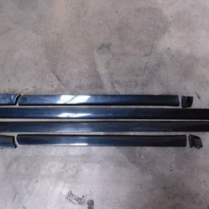Audi B5 S4 OEM Lower Door Blade Molding With Quarter Panel Trim Brilliant Black