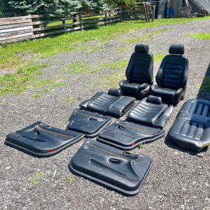 B5 Audi S4 Black Leather Interior