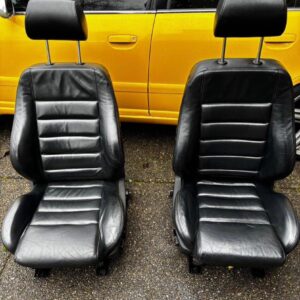 B5 S4 Complete Front seats black